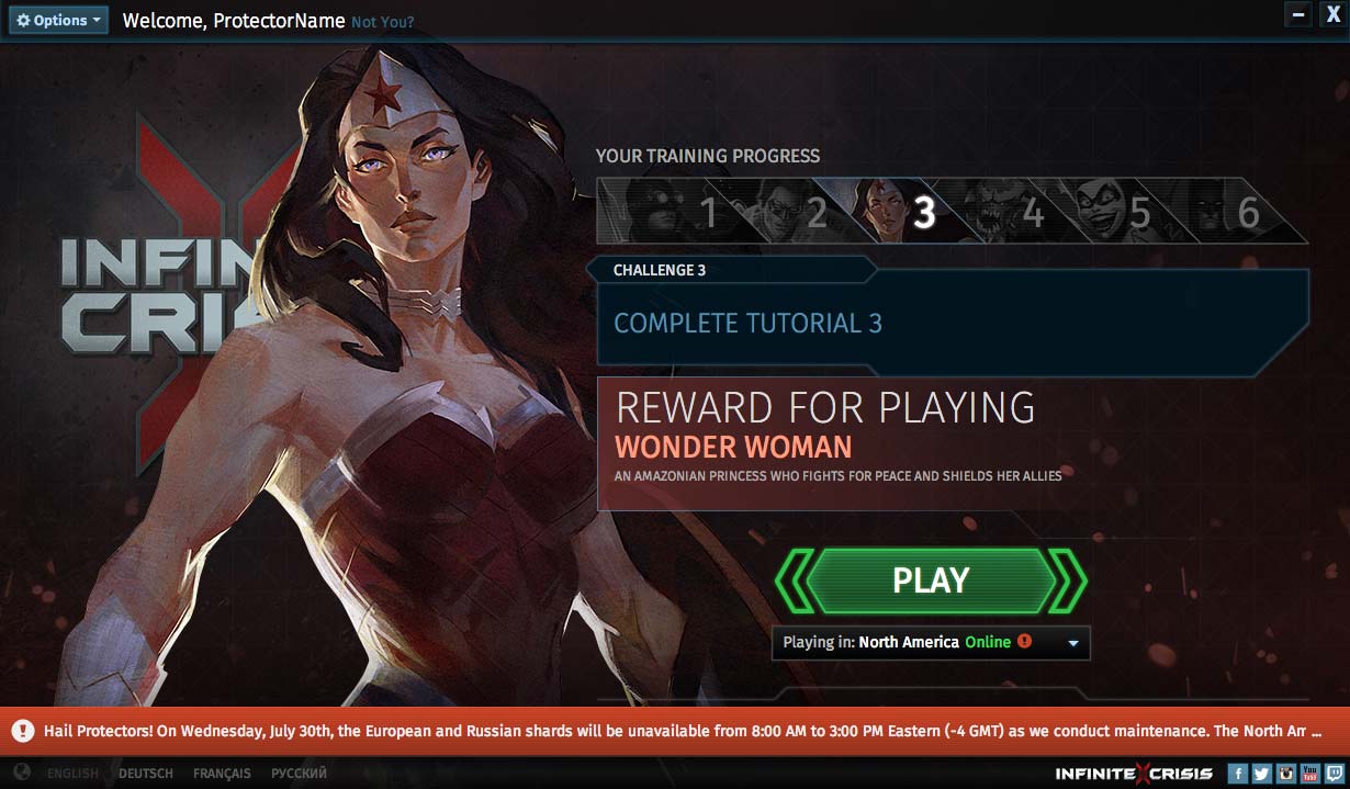 Infinite Crisis Launcher